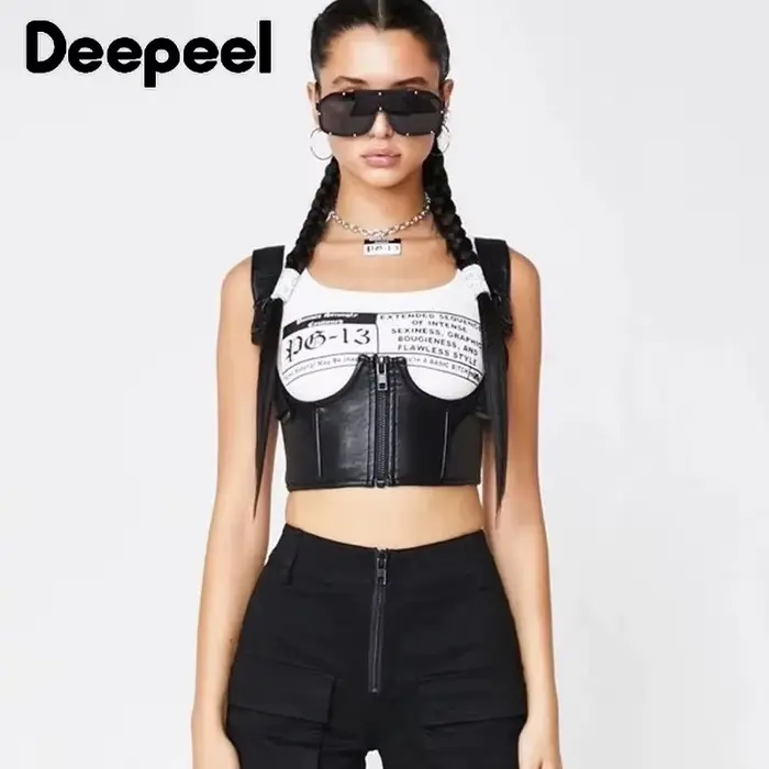 Bretelles noires avec cummerbunds décoratifs pour femmes, ceinture sexy, style gothique chic, accessoire mode punk, élégance et audace