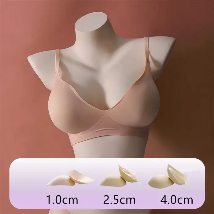 Prodyšná push-up podprsenka bez ocelového kroužku pro ženy, posilovací podprsenka, zahuštěná podprsenka, vnější podpůrná podprsenka, sexy spodní prádlo