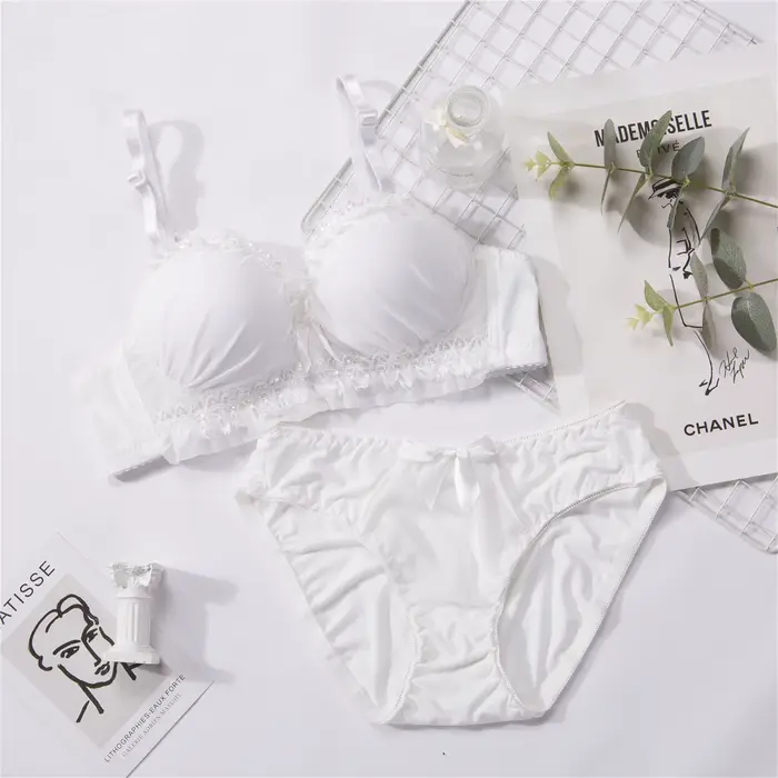 Ensemble de soutien-gorge en dentelle pour fille, sous-vêtements Sexy, brassière pour femmes, Linger