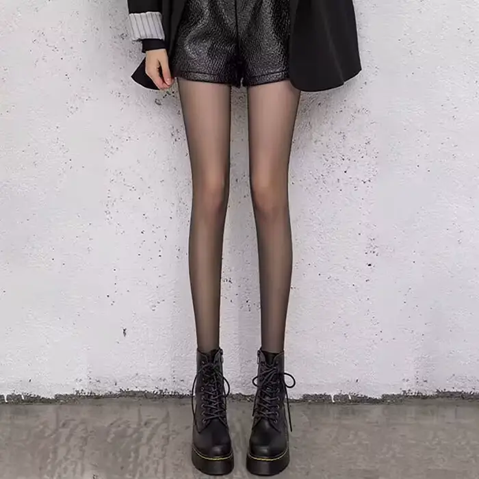 Collants translucides pour femmes, collants blancs et noirs, leggings fins d'été, collants ALTERTigh