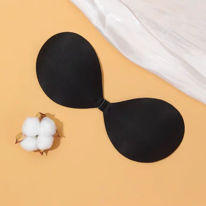 Sexy push-up neviditelná podprsenka pro ženy, silikonové samolepící, bezešvé, přední uzavření, bez ramínek, bez zad