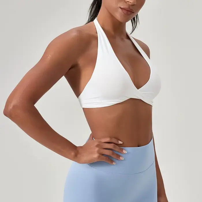 Dámské jóga podprsenka Likou límec stylový design zpět fitness běh univerzální fyzická aktivita sezónní