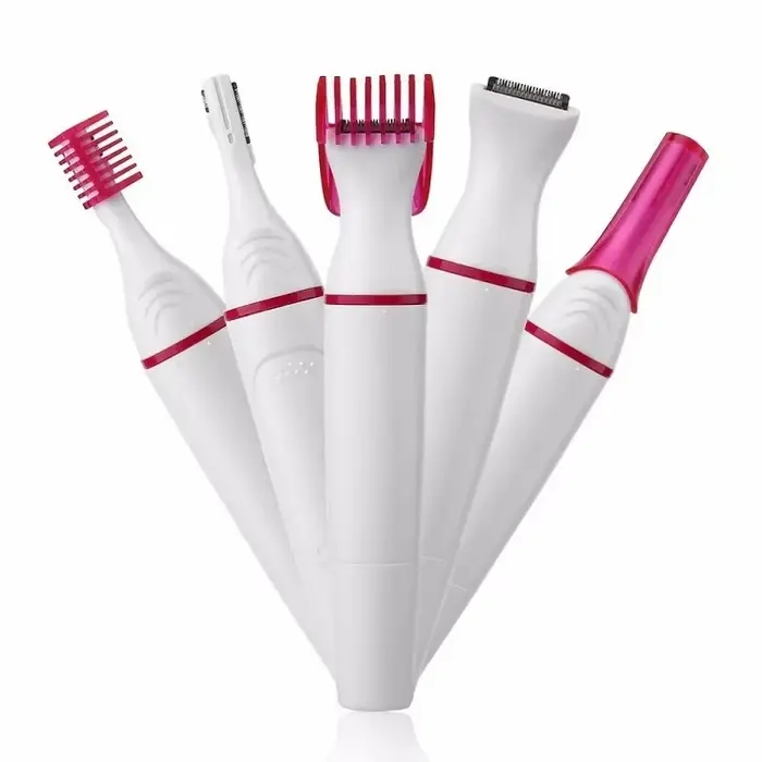 5 en 1 ensemble femmes épilateur femme rasoir de sourcils dame rasoir épilation rasoir Machine visag