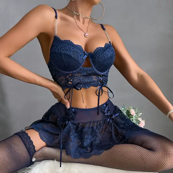 Dámské sexy krajkové prádlo