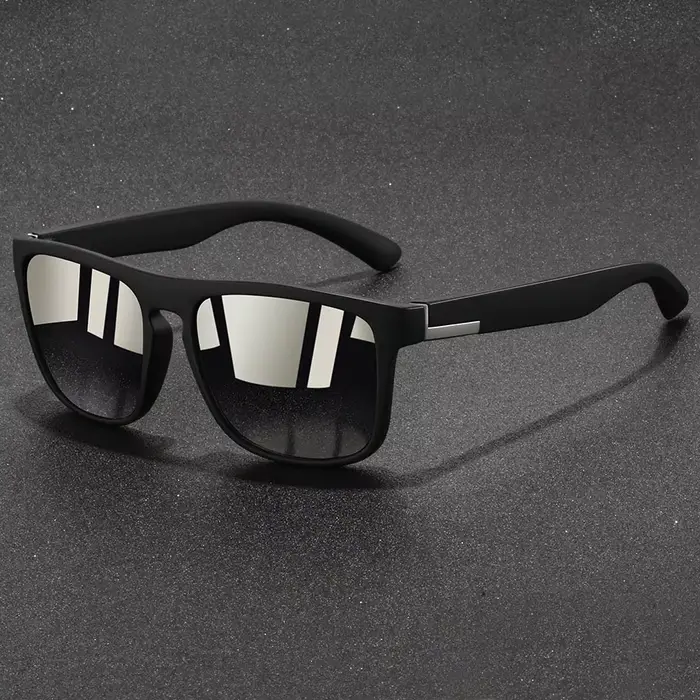 Lunettes de soleil sport carrées vintage tendance pour hommes et femmes, idéales pour la pêche et la