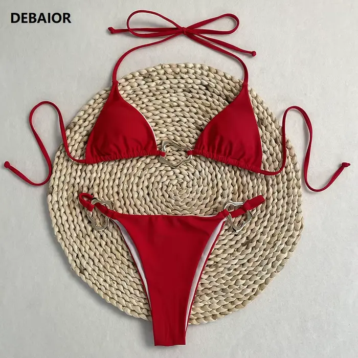 DEBAIOR Push Up Bikinis Sexy femmes maillots de bain maillot de bain pour femme ensemble Bikini mail