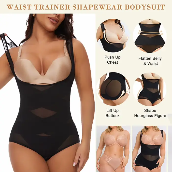 Body Shaper pour femmes contrôle du ventre Shapewear Body Faja bout à bout taille formateur ceintures Compression slips Body nouveau dans