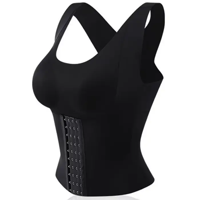 Soutien-gorge à boutons de taille 3 en 1 pour femmes, vêtements de style, correcteur de Posture, per