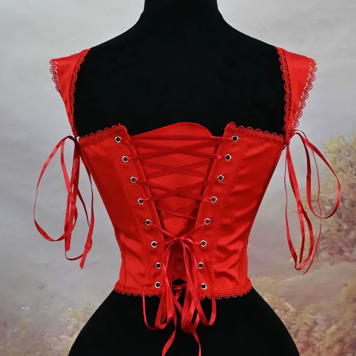 Sexy ženy korzet červená černá bílá krajka up korzety Vintage gotické bustiers večer elegantní krajka zeštíhlující korzet zvláštní příležitosti