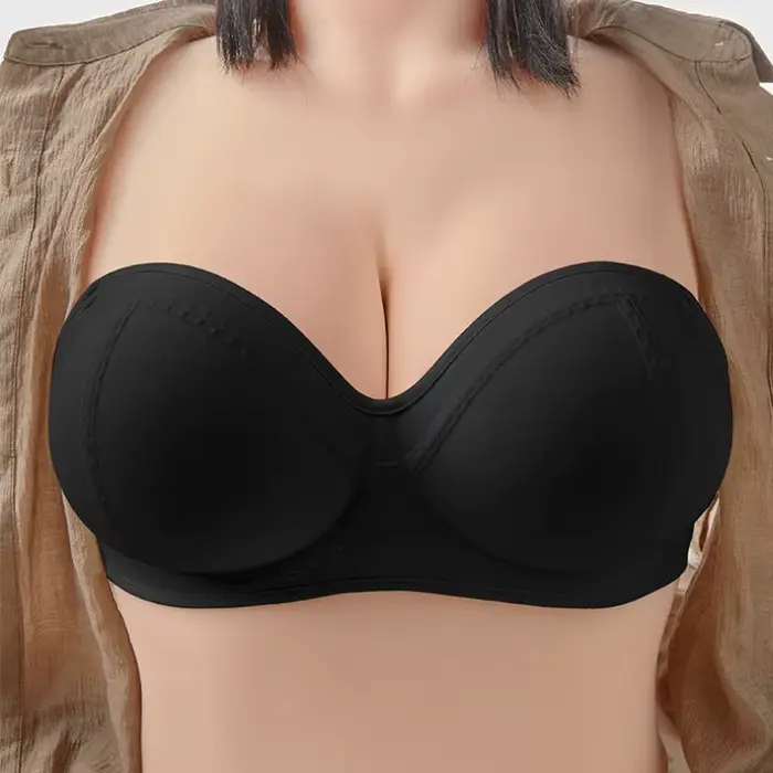 Soutien-gorge adhésif push-up sans bretelles pour petites poitrines avec effet lifting de 10cm pour une silhouette voluptueuse et une confiance accrue occasions spéciales