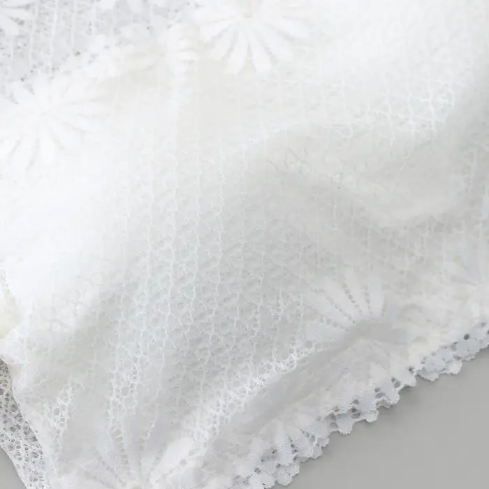 Nouvelles femmes Sexy dentelle épaules nues culture hauts avec soutien-gorge à manches courtes Haraj