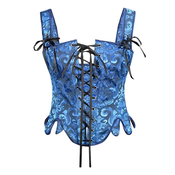 Steampunk korzet pro ženy vícebarevné Bustier aplikované pet zvláštní příležitosti