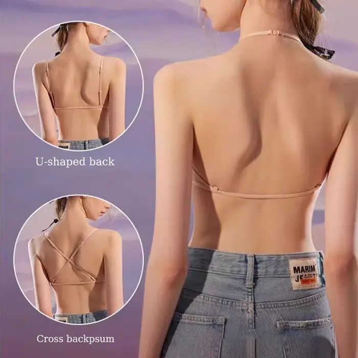 Bezešvá nylonová push-up podprsenka s předním uzávěrem pro ženy, pro speciální události a každý den