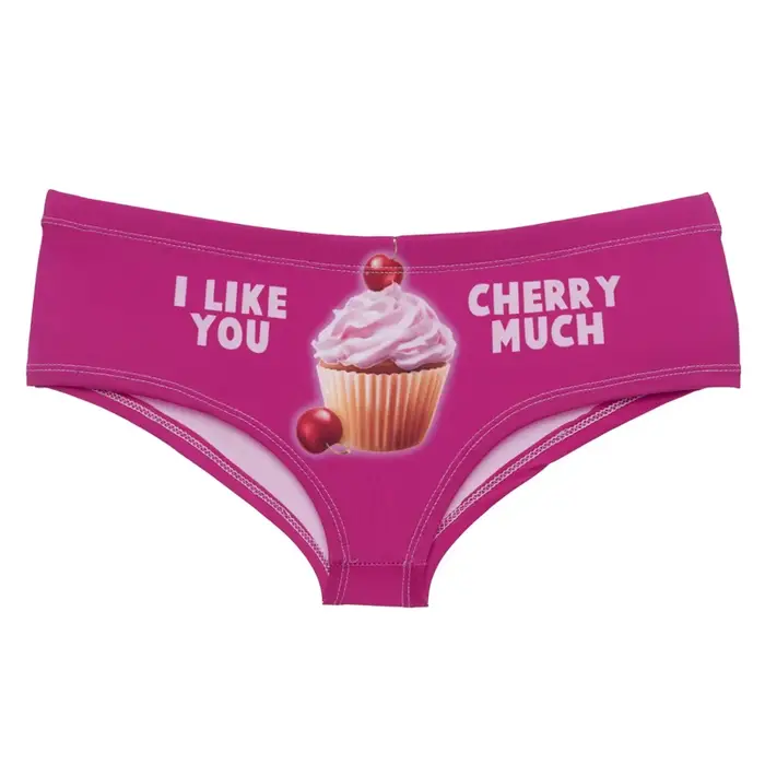 DeanFire 3D culottes cerise Muffin drôle imprimé Kawaii dames sous-vêtements belle Push Up slips Sex