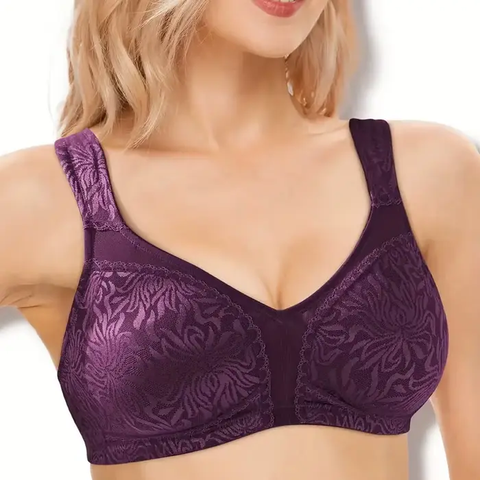 Soutien-gorge femme Lingerie grande pleine tasse soutien Bralette sans fil Sexy brassière BH hauts grande taille B C D E F G H tasse