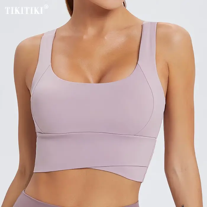 Soutien-gorge de sport à fort impact pour femmes, soutien-gorge de sport rembourré, haut court d'entraînement, de Fitness, dos nageur, pour le Yoga