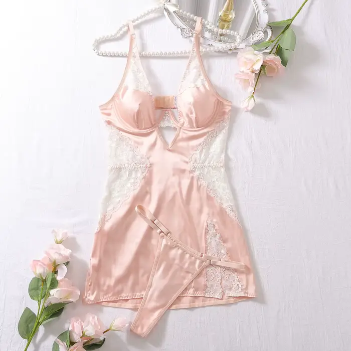 AVELINE 2025 nouveau dentelle Patchwork dames ensemble de soutien-gorge Sexy érotique coupe basse lu