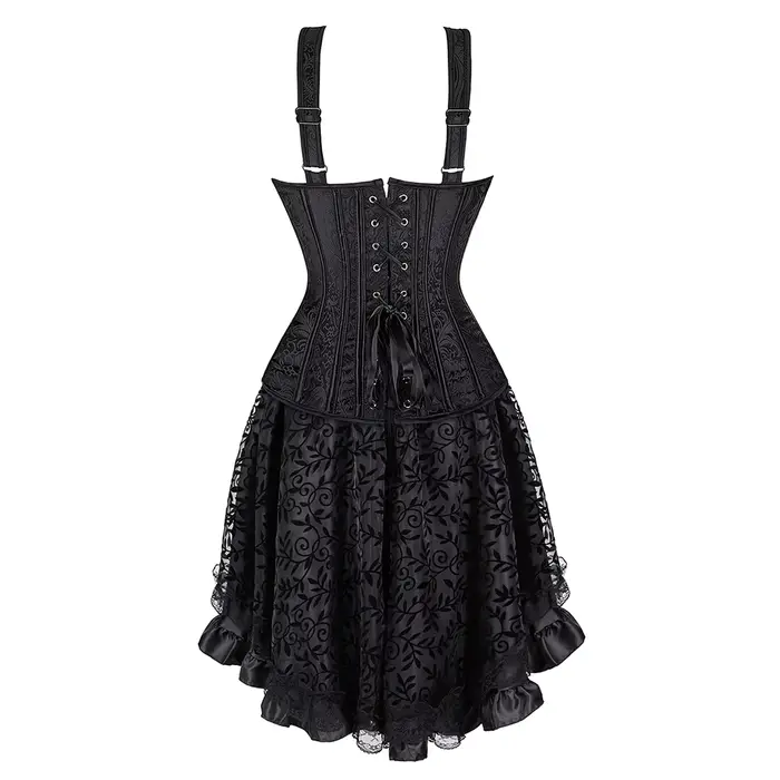 Sexy gotický korzet s steampunk sukně pro ženy zvláštní příležitosti gotický styl a steampunk