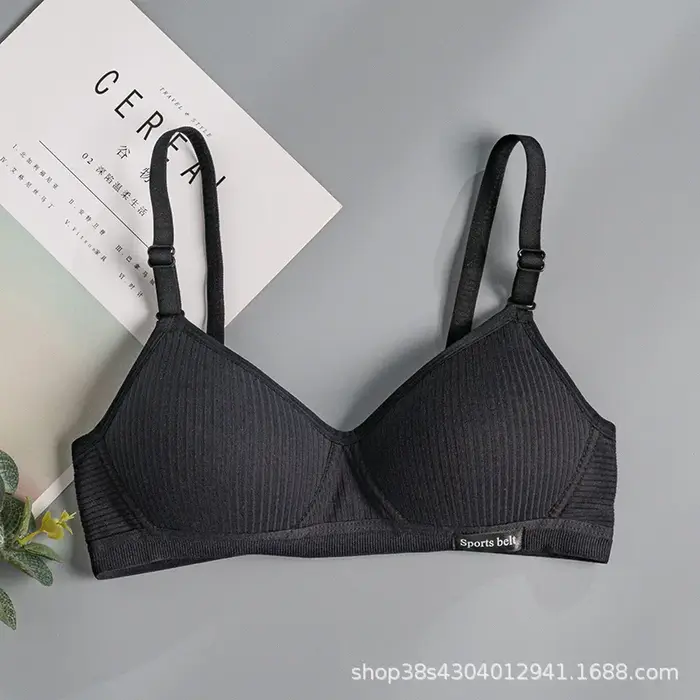 Soutien-gorge en coton et élasthanne sans fil avec push-up pour femmes sous-vêtements sans couture confortables et élégants pour toutes les occasions