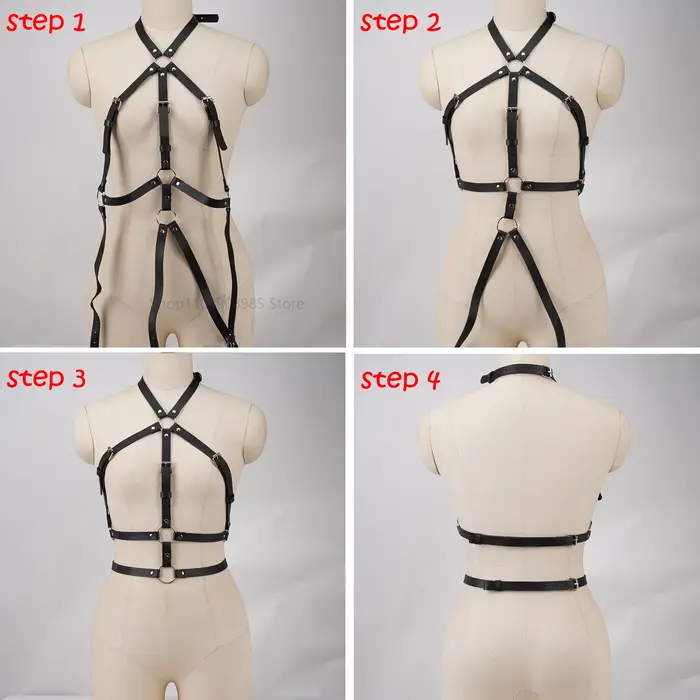 Trendy punk bondage pásek pro ženy