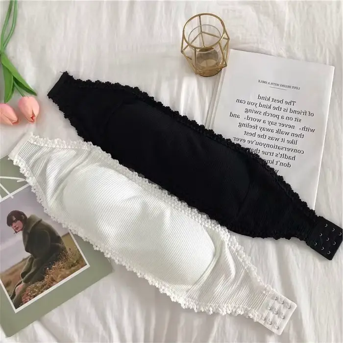 Dámská krajka bez ramínek podprsenka, Sexy Tubular Top, neviditelný, push-up, Bralette, bezešvé prádlo, letní spodní prádlo, hrudníku zábaly, krátké vrcholy