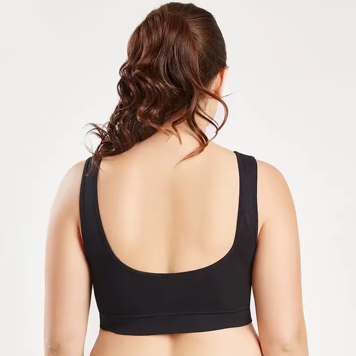 Queenral Plus velikost podprsenky pro ženy bezešvé podprsenky s plus velikosti podložky 5XL 6XL Bralette push up podprsenka BH bezdrátová vesta