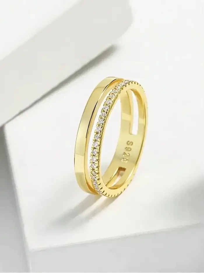 Bague en argent Sterling 925 pour femmes, bague classique scintillante en Zircon, fiançailles, maria