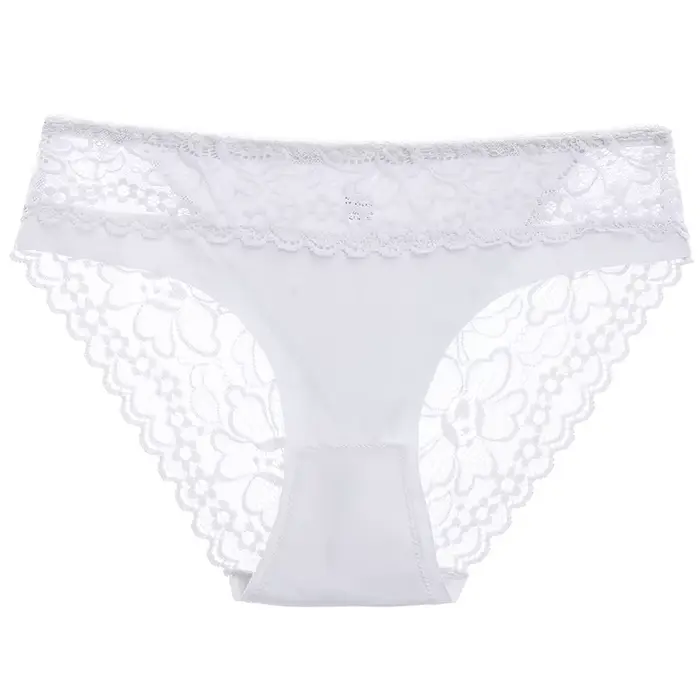 Krajka Dámské kalhotky Sexy Bezešvé Dámské spodní prádlo Dámské kalhotky Nízký pas Spodní prádlo Pevné kalhotky Dívky kalhotky Tangas Slip Ženy
