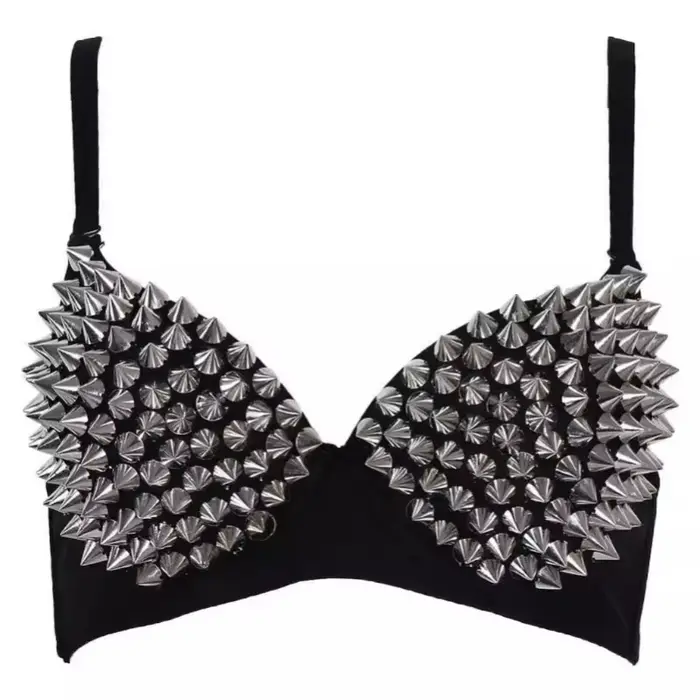 Personnalisé Bar discothèque femme DJgogo scène Performance luxe diamant soutien-gorge Jazz danse du ventre chanteur pôle danse Rivet soutien-gorge
