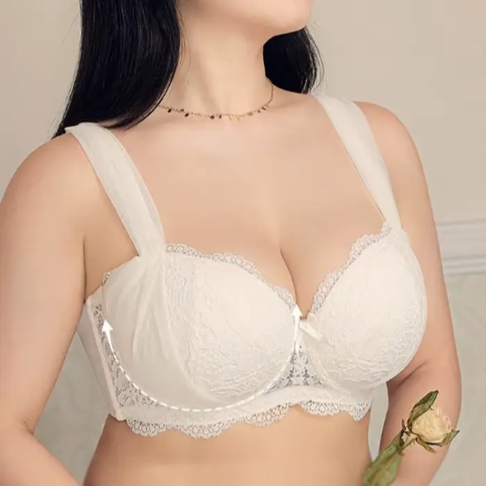 Soutien-gorge en dentelle française pour femmes, grande poitrine, petit soutien-gorge push-up, Collection de seins, Anti-affaissement, grande taille, Lingerie GT8907