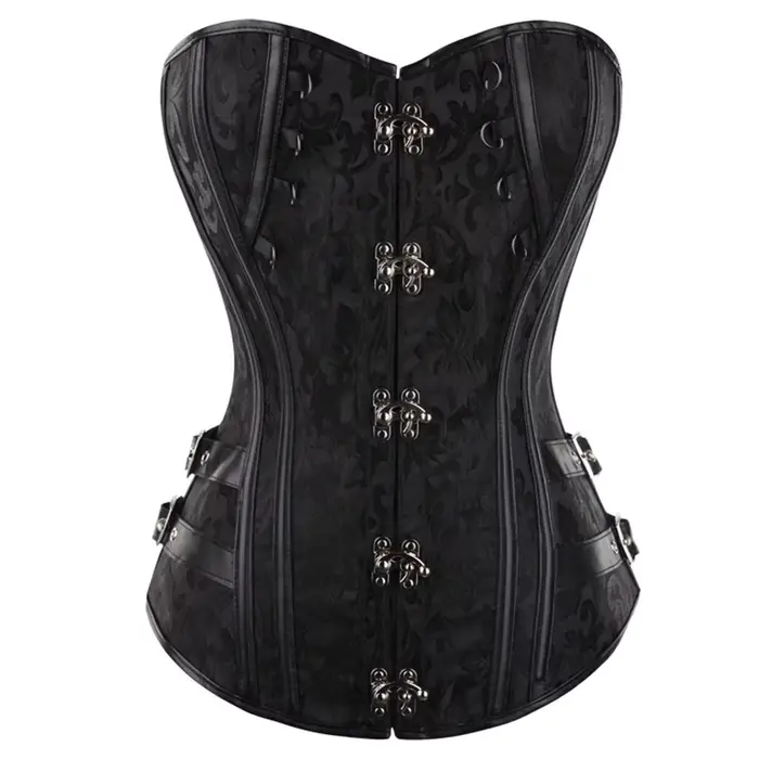 Corset femme Steampunk gaine amincissante Vintage vêtements gothiques corsage Bustier surbuste Burle
