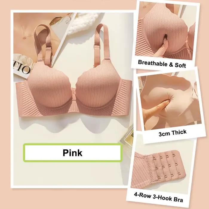 Soutien-gorge push-up ultra épais 6 cm pour petites poitrines, lingerie sans couture sans armatures 