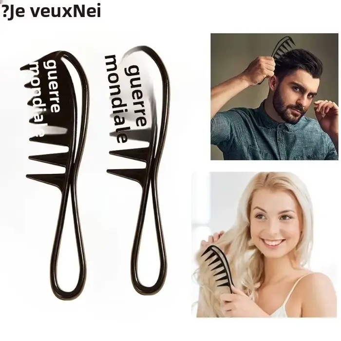 1 kus širokozubý hřeben na vlasy Shun