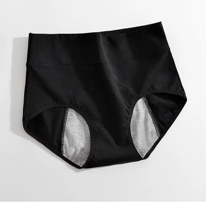 Culotte pour Menstruation coton Culotte menstruelle taille haute sous-vêtements menstruels Culotte M