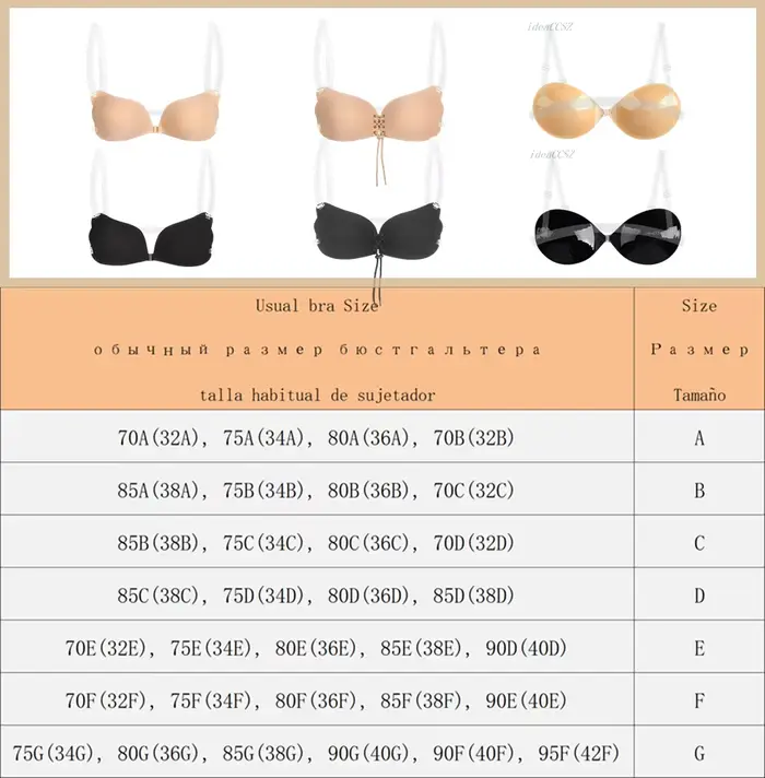 Invisible Sexy Push-Up Bralette Pour Femmes Occasions Spéciales Sous-Vêtement Invisibles Avec Dos Invisible Pour Femmes