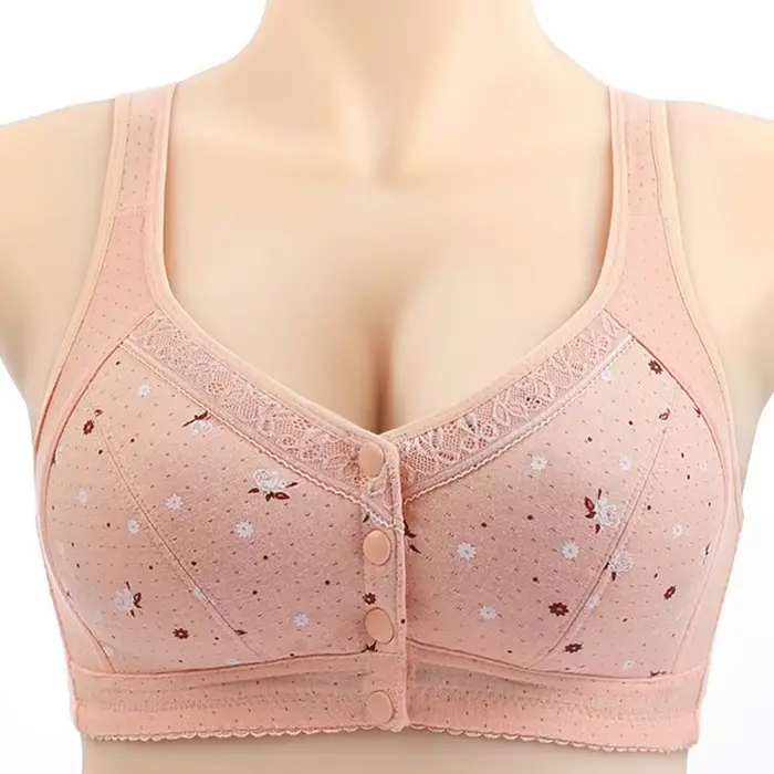 Soutien-gorge à fermeture avant pour femmes, soutien-gorge grande taille, soutien-gorge sans couture sans armatures, bralette en dentelle, lingerie sexy pour femmes