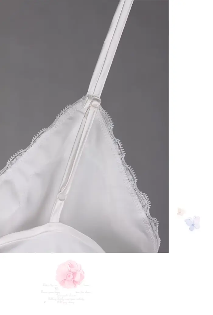 Krajkové noční košile V-neck bílé kotníkové vysoké noční košile dámské špagety popruh dlouhé noční košile pro ženy SLA501W