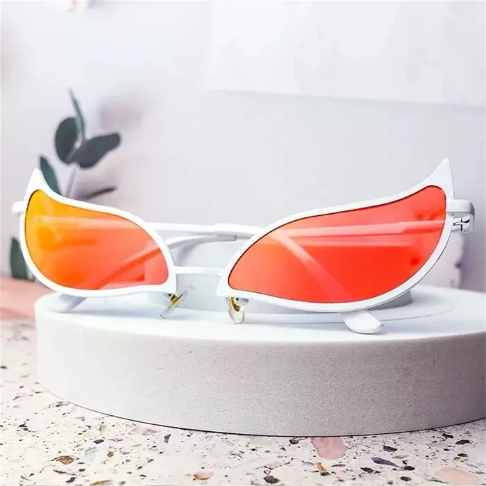 Sluneční brýle nylon design retro moderní UV400 ochranné doplňky cosplay pro muže žena zvláštní příležitosti