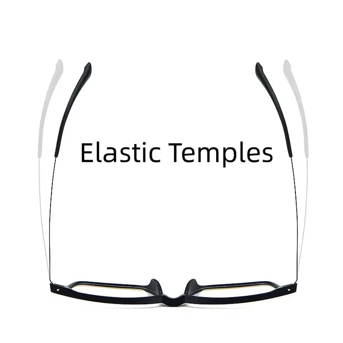 Lunettes d'affaires rétro grand carré TR90 en titane pour hommes, monture de Prescription optique po