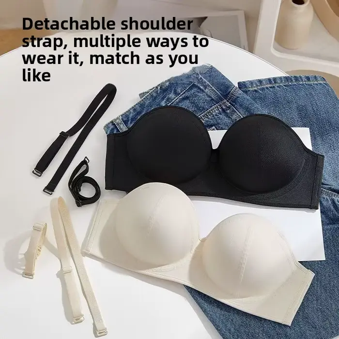 Soutien-gorge adhésif push-up sans bretelles pour petites poitrines avec effet lifting de 10cm pour une silhouette voluptueuse et une confiance accrue occasions spéciales