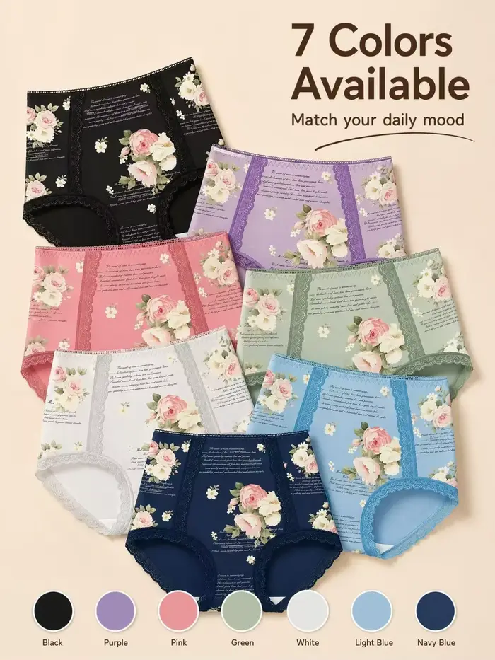Culottes pour femmes, culotte sexy en dentelle, imprimée à la mode, confortable, culotte triangle, s