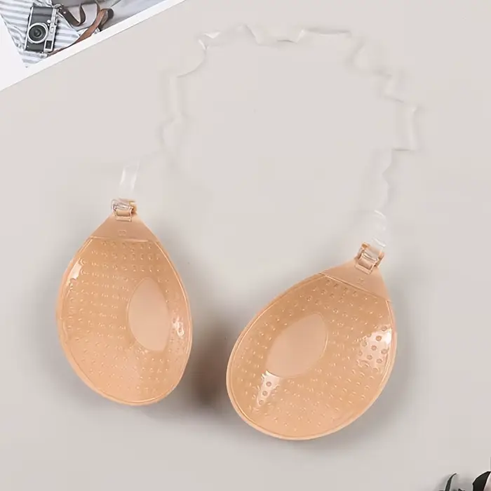 Neviditelná podprsenka bez ramínek, protiskluzová, lift a enhancer, speciálně navržená pro svatební fotografii a nahé šaty přes rameno