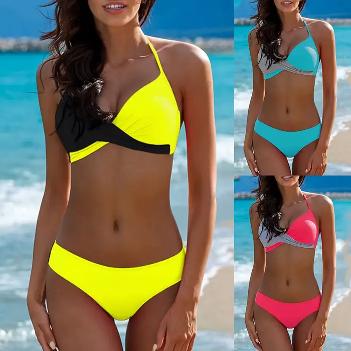 Bikini Push Up Žena Styl Mladý Brazilský Plavky Nízký pas Pláž a příležitostné příležitosti