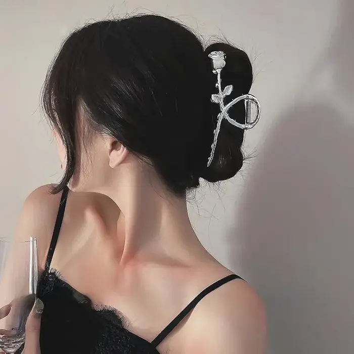 Vintage luk ve tvaru slitiny vlasy dráp pro ženy zvláštní příležitosti dekorace elegantní účes