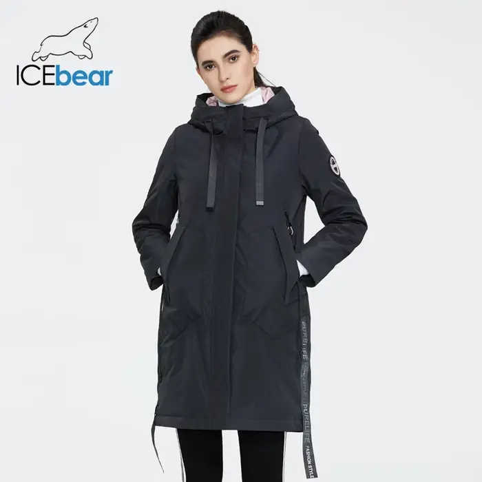 ICEbear – manteau à capuche pour femme, parka décontractée, de qualité, à la mode, marque, nouvelle 