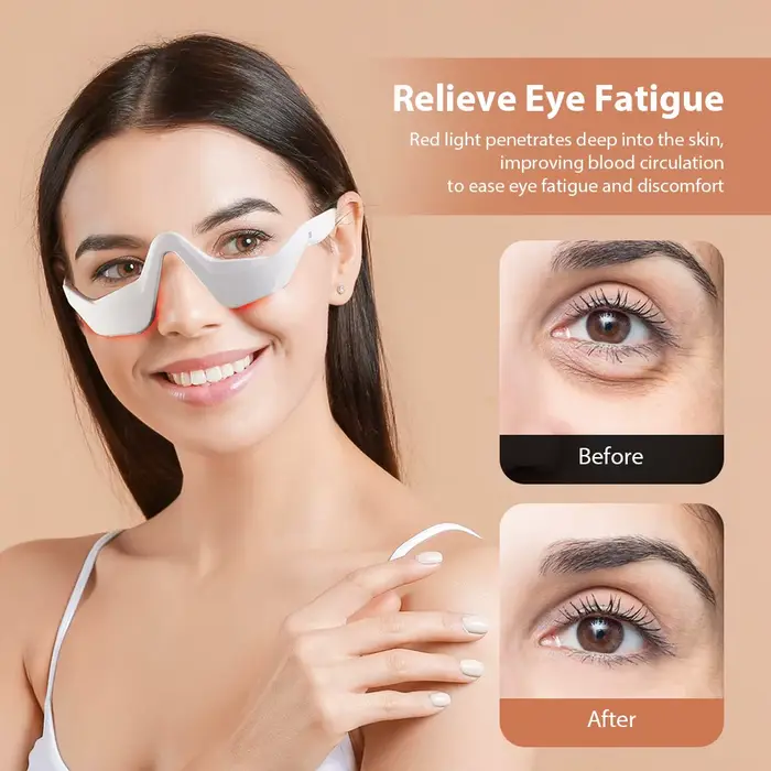 Foreverlily masseur oculaire soulage la Fatigue oculaire lunettes de Massage yeux soulagement de la 