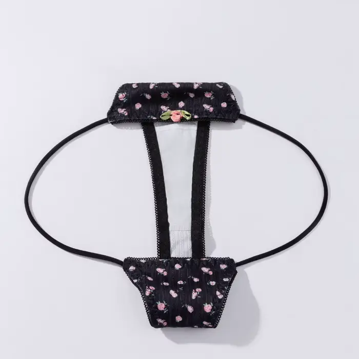Kalhotky ženské spodní prádlo dýchací s něhou zobrazenými květy sexy měkké ženské slipy módní komfort pruhované kalhoty speciální nabídka