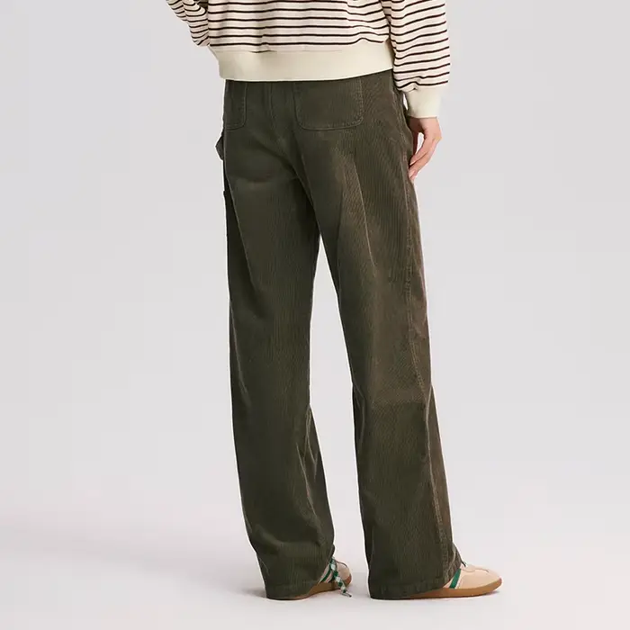 Semir pantalons décontractés femmes velours côtelé coton pantalon à jambes larges 2025 nouveau hiver