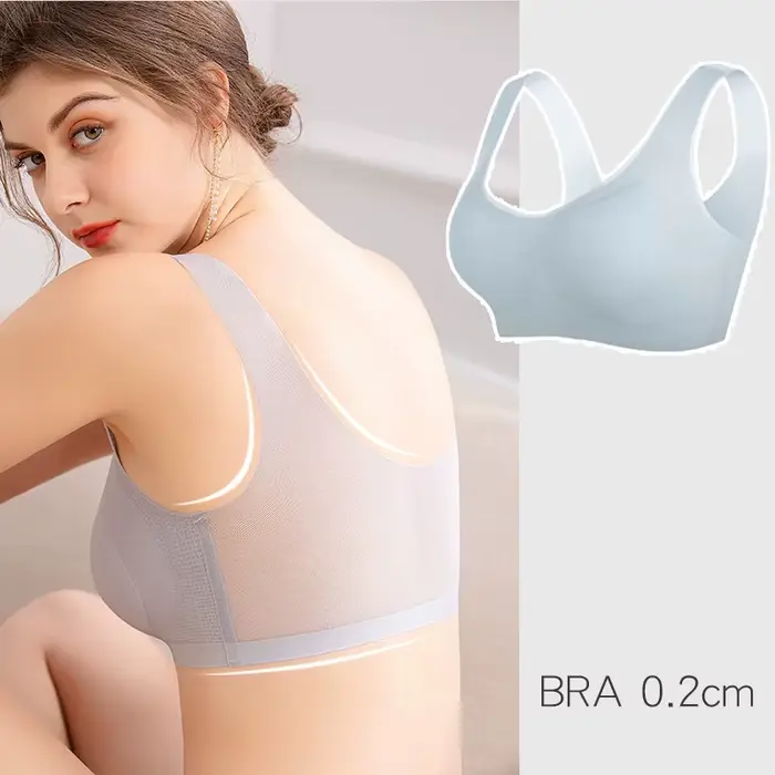 Plus velikost 7XL podprsenka dámské bezešvé spodní prádlo Lady Sexy bezdrátová prodyšná podprsenka Push Up Bralette s vysokými podprsenkami