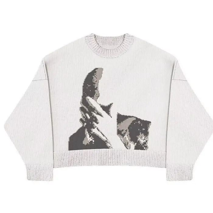 Pull rétro à manches longues pour femme, pull à la mode, motif étoile, Y2K, décontracté, Harajuku, t